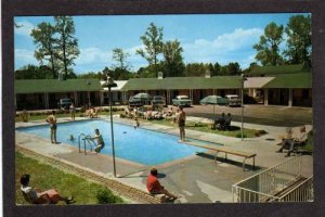 NC Riley Motel Pool US hwy 17 Wilmington North Carolina Postcard J D Hobbs