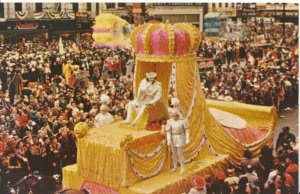 America Postcard - New Orleans - King Rex - Royal Float at Mardi Gras Day  4891A