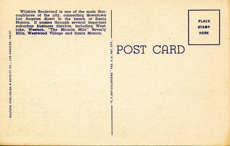 CA - Los Angeles. Wilshire Boulevard