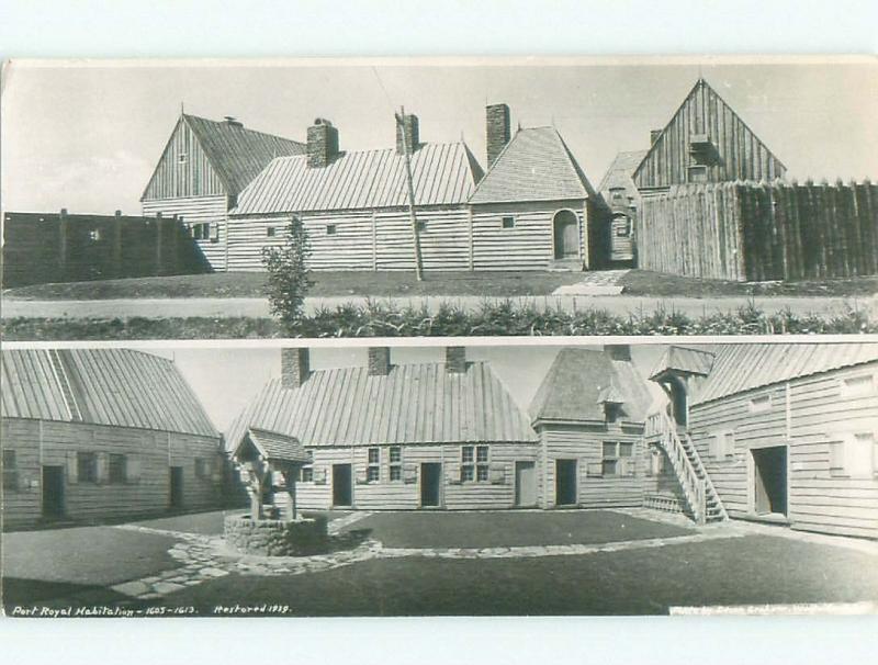 Pre-1962 rppc HABITATION Granville By Bridgetown & Annapolis Royal NS W1004