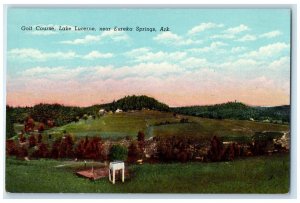 c1940 Golf Course Lake Lucerne Near Eureka Springs Arkansas AR Vintage Postcard