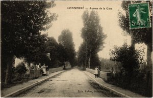 CPA CONNERRÉ - Avenue de la Gare (112388)