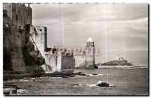 Modern Postcard Collioure The Templars The bell tower and the St Vincent chapel