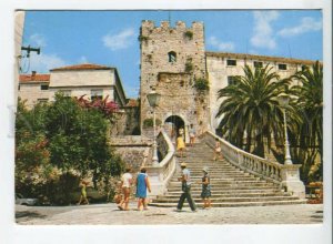 441194 Yugoslavia 1980 year Korcula RPPC to Germany