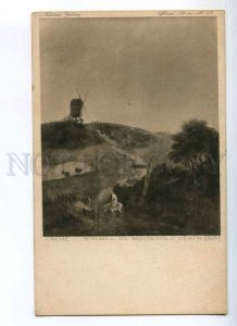 234620 WINDMILL on Mousehold Heath by CROME Vintage postcard