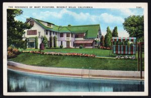 California ~ BEVERLY HILLS The Residence of Mary Pickford - LINEN