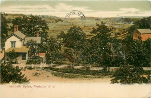 c1906 Chromograph Postcard; Kentville Dykes, Kentville Nova Scotia Canada posted