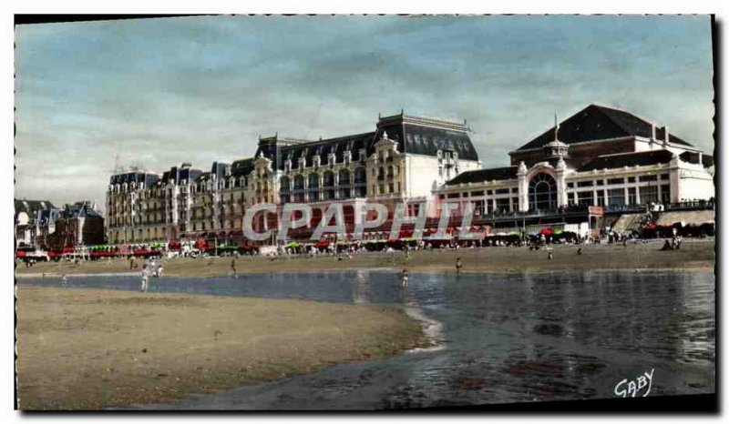 Old Postcard Cabourg The Beach