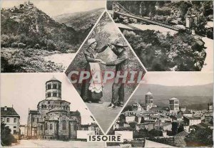 Modern Postcard Issoire Ribeyre Bourree the Church of St Paul General view Fo...