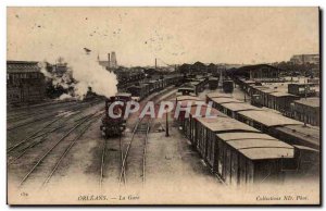 Bordeaux - Train Station - Old Postcard