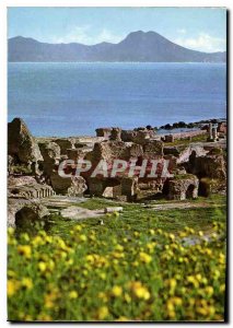 Postcard Modern Carthage Antonine Baths Kahia rue de Marseille Tunis