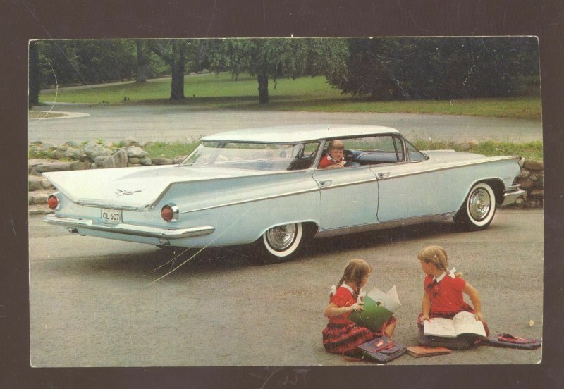 1959 BUICK INVICTA MODEL 4639 BETHLEHEM PA. CAR DEALER ADVERTISING POSTCARD 