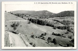Approaching Elk Mountain Near Marlinton WV West Virginia Postcard P21