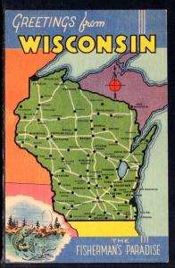 Greetings From Wisconsin,Map