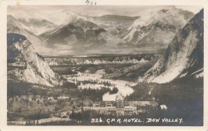 381841-Canada, Alberta, Bow Valley, RPPC, Canadian Pacific Railroad Hotel