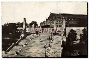 Old Postcard Marseille Monumental Staircase of the Gare St Charles