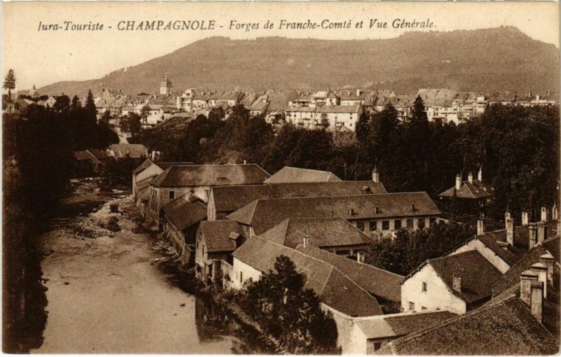 CPA Champagnole- Forges de Franche Comte et vue generale FRANCE (1043323)