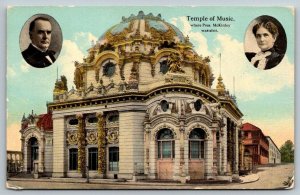 Temple of Music Where President McKinley Was Shot  Buffalo New York  Postcard