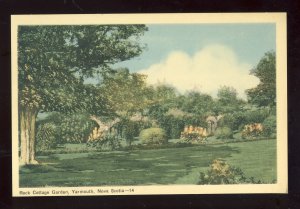 Yarmouth, Nova Scotia-N.S., Canada Postcard, View Of Rock Cottage Garden