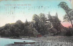 Paw Paw Lake Crystal Palace Pier - Coloma, Michigan MI