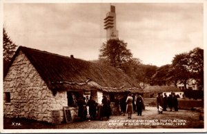 Scotland Empire Exhibition The Clachan Post Office and Tower 1928 Real Photo