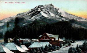 Mt. Shasta, California - A winter scene on Mt. Shasta - in 1911