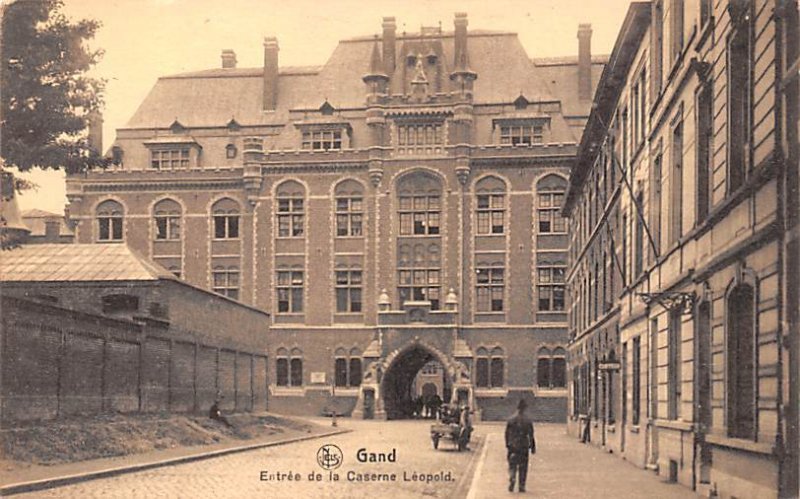 Entr»e de la Caserne Leopold Gand Belgium Unused 