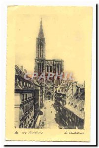 Strasbourg Old Postcard The cathedral