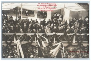 c1930's General Assembly of Catholics of Augsburg Germany RPPC Photo Postcard