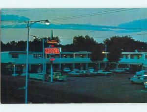 Unused Pre-1980 OLD CARS & HINTON'S DOWNTOWN MOTEL Laramie Wyoming WY s6259@