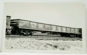 N & W Railroad Car at Millinocket Maine RPPC Ray Higgins Postcard J5