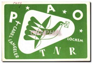 Postcard Old Telegraphie PAOTNR Carl Langeler Lochem Netherlands Dove