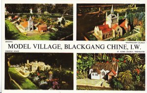 Isle of Wight Postcard - Views of Model Village - Blackgang Chine  MB1549