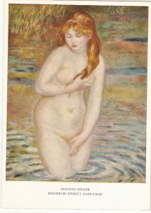 Auguste Renoir. Baigneuse avant  de l'eau  Modern risque Eng...