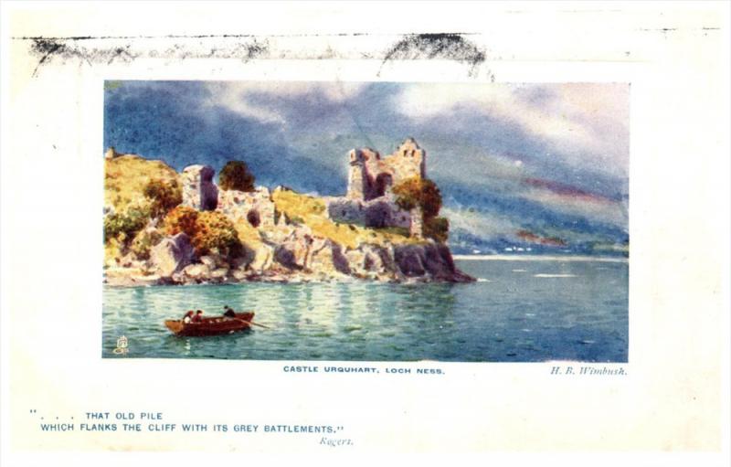 Castle Urquhart , Loch Ness Tuck´s no. 9731