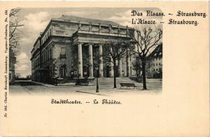 CPA STRASSBURG Le Theatre L'Alsace (428807)