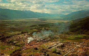 Canada British Columbia Creston Aerial View