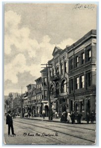 c1910 Kean Ave. Exterior View Building Charleroi Pennsylvania Vintage Postcard