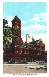 SOFT PICTURE CARDS GOVERNMENT LOCKS & FEDERAL COURT HOUSE AND POST OFFICE