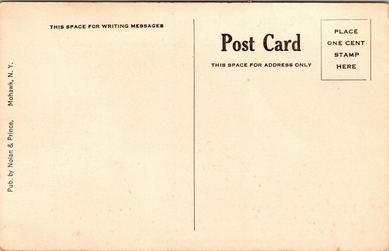 Postcard NY Bridgewater Central School