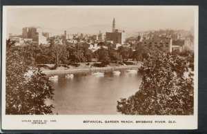 Australia Postcard - Botanical Garden Reach, Brisbane River, Queensland T9573