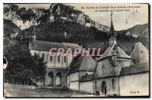 Old Postcard Dauphine Convent entrance of the Grande Chartreuse the chapel an...