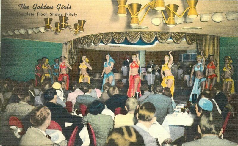 Colorpicture Gold Room Golden Bank Casino Reno Nevada Postcard 20-10912