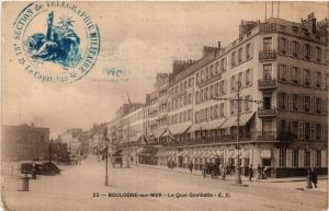 CPA E. C. BOULOGNE-sur-MER Le Quai Gambetta (406200)