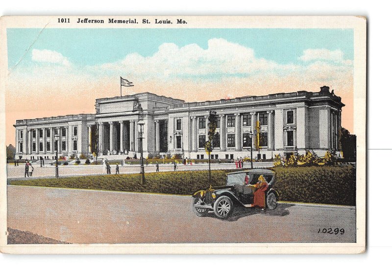 St Louis Missouri MO Postcard 1915-1930 Jefferson Memorial