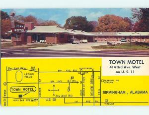 Pre-1980 TOWN MOTEL Birmingham Alabama AL M3077