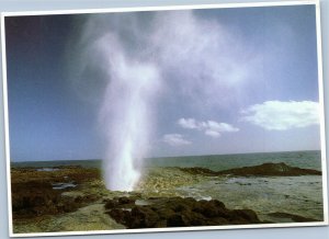 postcard Hawaii - Spouting Horn - Island of Kauai