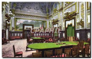 Old Postcard Monte Carlo Casino Room Touzet Thirty Forty