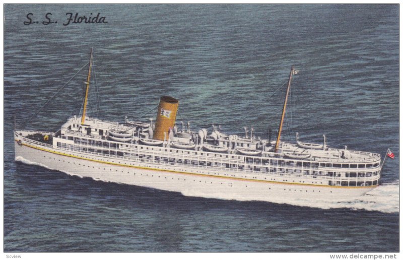 Ocean Liner S.S. Florida , 30-40s