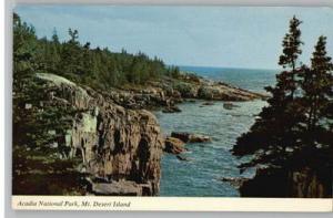 Postcard..Schoodic Point~Acadia National Park~Maine~ME